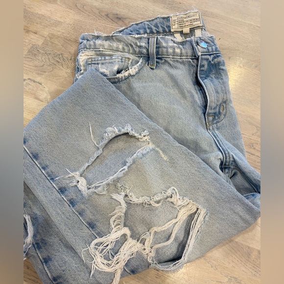 CURRENT/ELLIOT- The fling Boyfriend Jeans /Alta Destroy/Size 29 - Picture 6 of 14